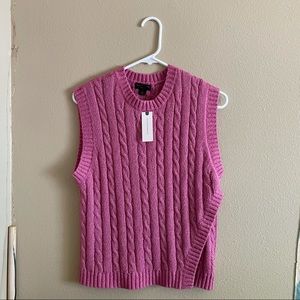 NWT Anthropologie Pink Sweater (Vest)